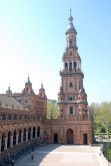 Obraz premium PLAZA DE ESPAÑA DE SEVILLA