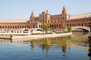 Fototapeta premium PLAZA DE ESPAÑA DE SEVILLA