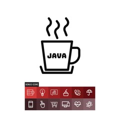 Java vector icon