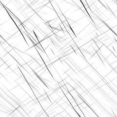 Black scratches on a white background. Seamless grunge texture.