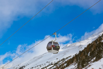 Mountain ski resort Obergurgl Austria
