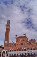 Fototapeta na wymiar Palazzo Pubblico, Siena, Italy