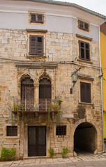 A building in the historic village of Vodnjan (also called Dignano) in Istria, Croatia
