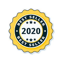 Best Seller 2020 label illustration