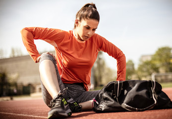 Too much exercise for one day.