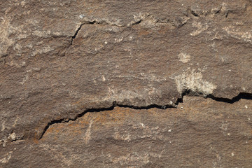 Oberfläche von einem Stein