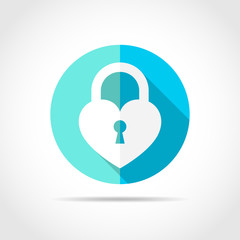 Lock icon. Vector illustration.
