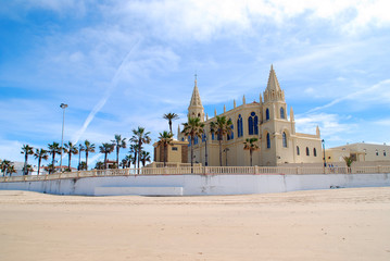 SANTUARIO EN CHIPIONA, CÁDIZ, ANDALUCÍA, ESPAÑA © MIKYIMAGENARTE