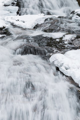 Ri&szlig;lochwasserfall im Winter