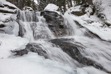 Rißlochwasserfall im Winter
