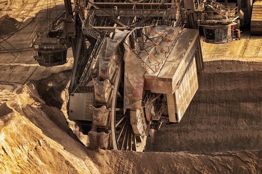 Bucket Wheel excavator mining