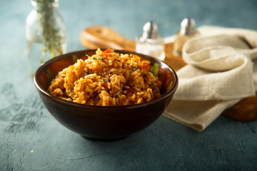 Fried rice with vegetables