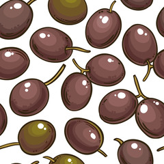 olive vector pattern