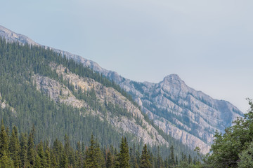 Scene from a mountain in British Columbia, Canada