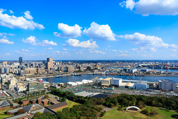 (千葉県ｰ湾岸風景)ポートタワーから見る東京湾の風景１２