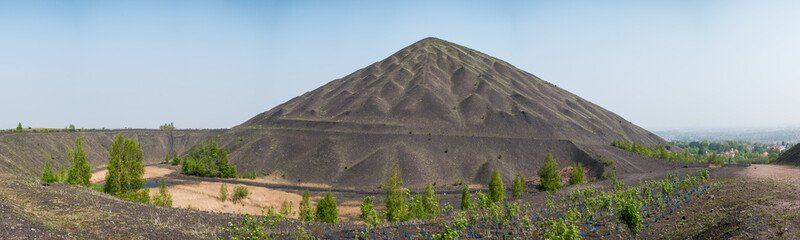 charcoal mine terril hill at Loos-en-Gohelle