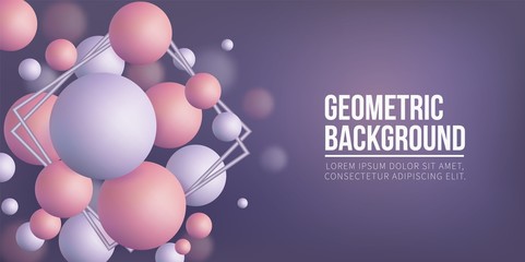 Abstract background, geometric shapes