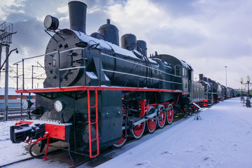 The locomotive of the train