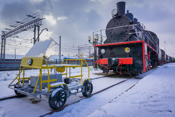 The locomotive of the train
