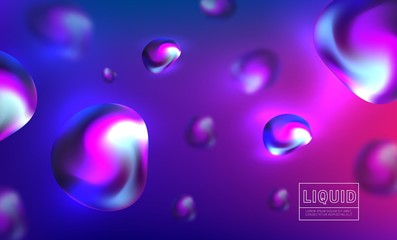 Liquid fluid background