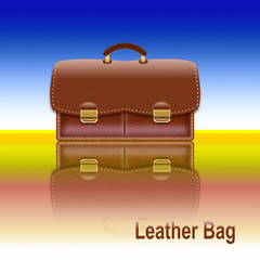 bag design by leather material