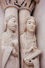 Oviedo Cathedral - Statues of two apostles