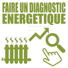 Logo faire un diagnostic énergétique.