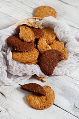 Homemade oatmeal cookies
