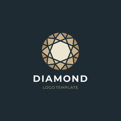 Diamond Logotype Concept - obrazy, fototapety, plakaty