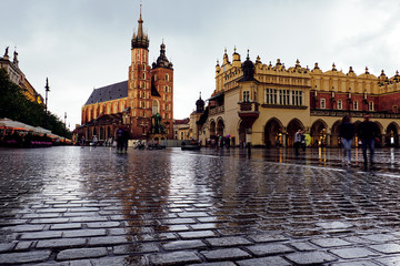 Naklejka premium St. Mary's Basilica in Krakow