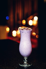 berry smoothie with frozen berries