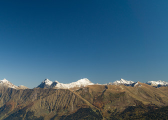 Autumn in the mountains of Krasnaya Polyana
