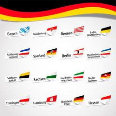 Flaggen der deutschen Bundesl&auml;nder