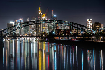 frankfurt city at night