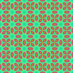 Fototapeta premium Seamless background pattern with a variety of multicolored lines.