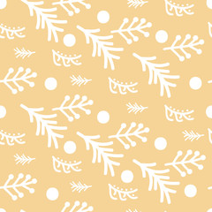 Seamless Christmas illustrations. Abstract  Pattern with Christmas symbols and design elements for scrapbook