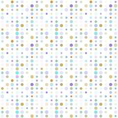 Seamless abstract pattern background with a variety of colored circles.