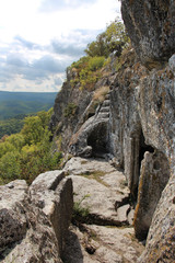 rocks in the mountains