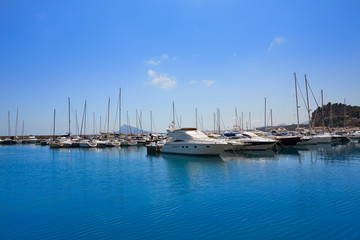 Fototapeta premium Altea boats marina Greenwich port Alicante