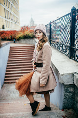 walk on the autumn park