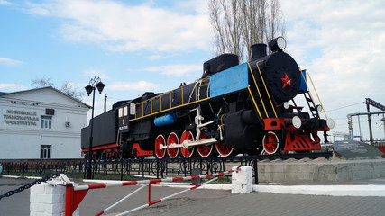 monument to the old locomotive