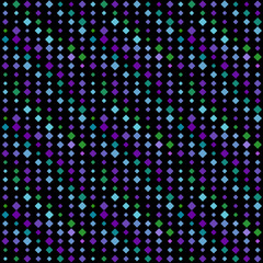 Obraz premium Abstract seamless pattern background with multicolored various rhombuses.