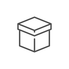 Box line icon