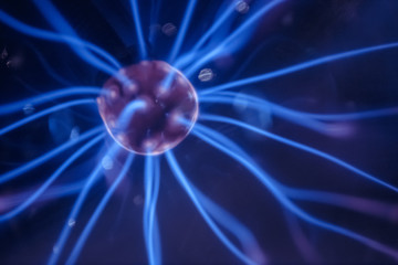 Close up of Plasma globe