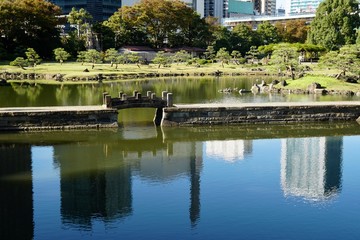 Obraz premium 旧芝離宮恩賜庭園