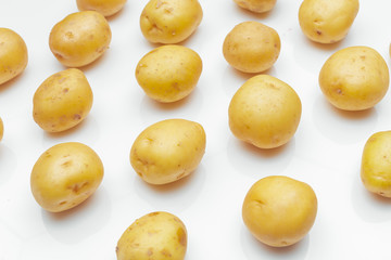 potato isolated on white background