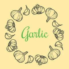 garlic wreath