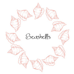 seashells  wreath