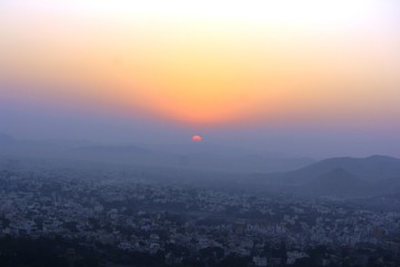 sunrise time in udaipur