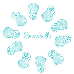 seashells  wreath